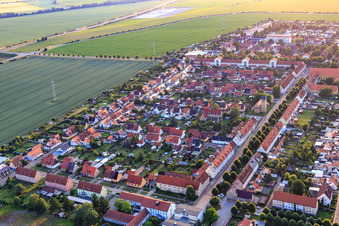Lindenstr in the district Nachterstedt in Seeland in the state Saxony-Anhalt, Germany