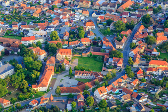 Domain and elementary school Prinzenhaus in the district Hoym in Seeland in the state Saxony-Anhalt, Germany