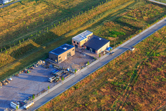 Niedersand industrial estate in Offenbach an der Queich in the state Rhineland-Palatinate, Germany