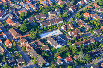 Construction site in Rietburgstr in Kandel in the state Rhineland-Palatinate, Germany