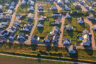 New development area K2 in Kandel in the state Rhineland-Palatinate, Germany from a drone