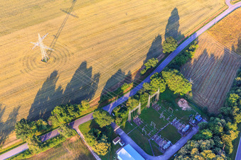 Small substation at Dörrenbach in Dörrenbach in the state Rhineland-Palatinate, Germany