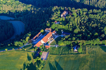 Hohenstein Castle and Franz Count of Bissingen in Dietingen in the state Baden-Wuerttemberg, Germany