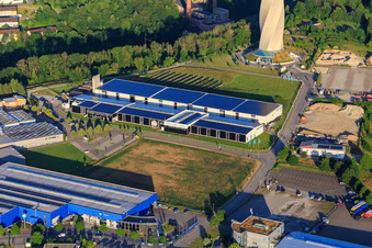 Berner Feld industrial park with XBK-KABEL logistics center in Rottweil in the state Baden-Wuerttemberg, Germany