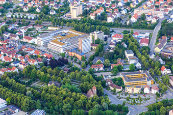 Zollernalb Clinic behind the cemetery and agricultural office Balingen Balingen in Balingen in the state Baden-Wuerttemberg, Germany