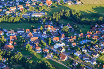 Church of St. Otmar in the village center in the district Kappel in Niedereschach in the state Baden-Wuerttemberg, Germany