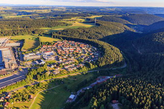 District of Härten from the north in Loßburg in the state Baden-Wuerttemberg, Germany