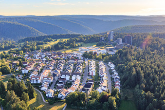 At Kohlstätter Hardt in front of the hospitals district Freudenstadt gGmbH in Freudenstadt in the state Baden-Wuerttemberg, Germany