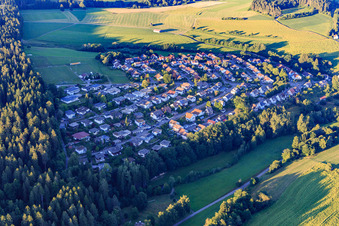 Halde Ost district from the west in the district Wittlensweiler in Freudenstadt in the state Baden-Wuerttemberg, Germany