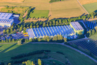 Aerial photograpy of Fischer werke Plant Tumlingen in the district Tumlingen in Waldachtal in the state Baden-Wuerttemberg, Germany