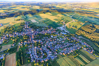 View of the town from the east in the district Betra in Horb am Neckar in the state Baden-Wuerttemberg, Germany