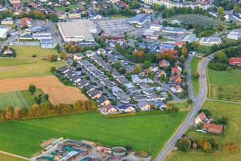In Strüten, Lerchenweg in the district Lindenhof in Oberndorf am Neckar in the state Baden-Wuerttemberg, Germany