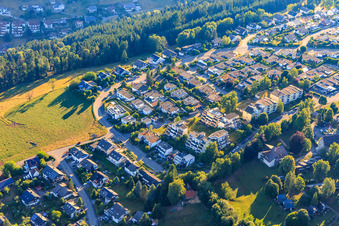 Dr.-Helmut-Junghans-Straße from the southwest in the district Sulgen in Schramberg in the state Baden-Wuerttemberg, Germany
