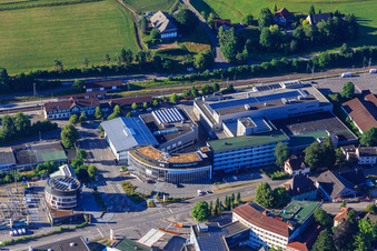 OTC ST. GEORGEN at the PE commercial center, Building 8 at the train station with M&M Software GmbH, HMT – Häseler Metall Technik GmbH and EGT Gebäudetechnik GmbH - St. Georgen location in the district Saint Georgen im Schwarzwald in St. Georgen im Schwarzwald in the state Baden-Wuerttemberg, Germany