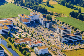 Chamber of Commerce and Industry (IHK) & IHK Academy Schwarzwald-Baar-Heuberg, Holiday Inn Villingen - Schwenningen and Health and Service Center Villingen-Schwenningen in the district Villingen in Villingen-Schwenningen in the state Baden-Wuerttemberg, Germany