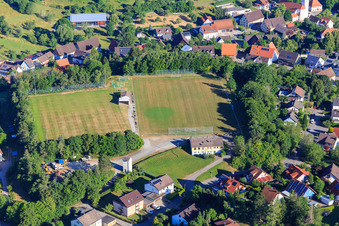 FC sports fields in the village in the district Weilersbach in Villingen-Schwenningen in the state Baden-Wuerttemberg, Germany
