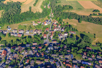 Mariazeller Straße from the east in the district Stetten in Zimmern ob Rottweil in the state Baden-Wuerttemberg, Germany