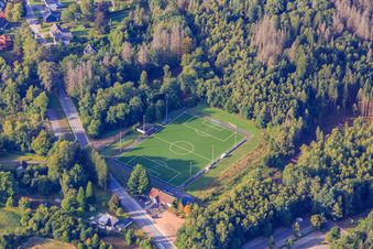 Sports ground of the Celtic Bulls and VfR Otzenhausen in the district Otzenhausen in Nonnweiler in the state Saarland, Germany