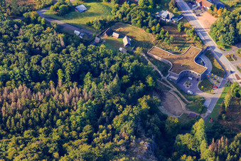 National Park Gate and Visitor Center KELTENPARK and Hochwaldcelten - Celtic Village in the district Otzenhausen in Nonnweiler in the state Saarland, Germany
