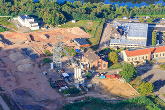 Landschaftsagentur Plus at the former mine of Rag Deutsche Steinkohle Ag in Ensdorf in the state Saarland, Germany