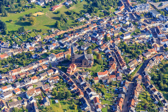 Köllertal Cathedral of St. Sebastian in Püttlingen in the state Saarland, Germany