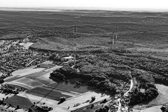 Transmitter station Püttlingen-Schoksberg in the district Köllerbach in Püttlingen in the state Saarland, Germany