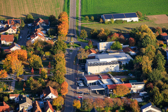 Fritz Walter GmbH petrol station and car dealership in Steinweiler in the state Rhineland-Palatinate, Germany