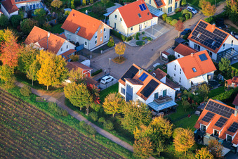 Aerial photograpy of Lower Rappenfeld in the district Mörlheim in Landau in der Pfalz in the state Rhineland-Palatinate, Germany