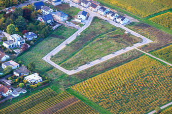 New development area Johanna-Finkler-Ring under development in the district Godramstein in Landau in der Pfalz in the state Rhineland-Palatinate, Germany
