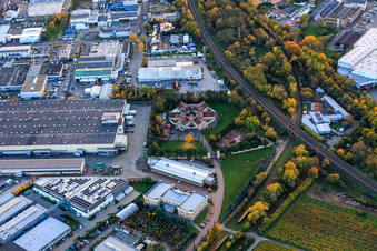 Fichtenstraße with Webtak, Garagentore Weber, AUVESY GmbH, GAFICON GmbH, MEDiA2FiNiSH GmbH and Gastromax GmbH in Landau in der Pfalz in the state Rhineland-Palatinate, Germany