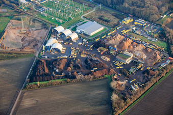 Recycling Center Mutterstadt/Limburgerhof in Mutterstadt in the state Rhineland-Palatinate, Germany
