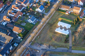 Container storage on Kandeler Straße in Rheinzabern in the state Rhineland-Palatinate, Germany