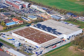 HORNBACH Logistics Center Essingen II in the district Dreihof in Essingen in the state Rhineland-Palatinate, Germany