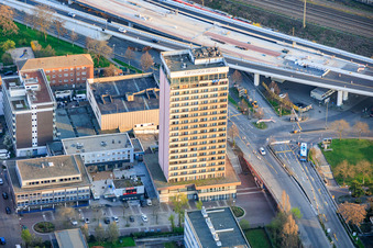 Excelsior Hotel Ludwigshafen high-rise building in the district Mitte in Ludwigshafen am Rhein in the state Rhineland-Palatinate, Germany