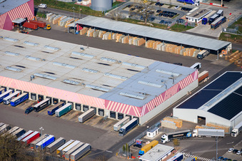 HORNBACH Logistics Center Essingen I in the district Dreihof in Essingen in the state Rhineland-Palatinate, Germany