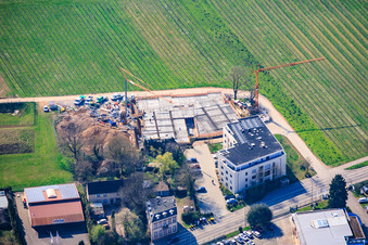 New construction site at Wollmesheimer Höhe in Landau in der Pfalz in the state Rhineland-Palatinate, Germany