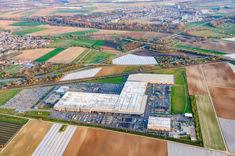 Company premises of Joseph Vögele AG in the district Rheingönheim in Ludwigshafen am Rhein in the state Rhineland-Palatinate, Germany