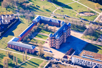 Gottesaue Palace, Wolfgang Rihm Forum Music School in the district Oststadt in Karlsruhe in the state Baden-Wuerttemberg, Germany