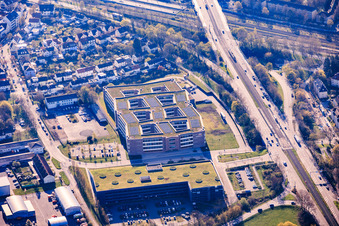 Dm-dialogicum (headquarters) and dmTECH GmbH in the district Durlach in Karlsruhe in the state Baden-Wuerttemberg, Germany