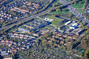 Dm-dialogicum (headquarters) and dmTECH GmbH in the district Durlach in Karlsruhe in the state Baden-Wuerttemberg, Germany
