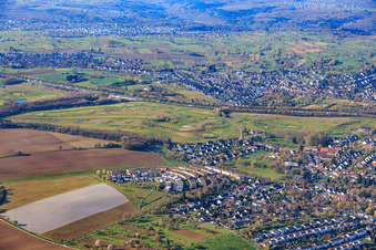 Golf course Golfpark Karlsruhe - GOLF absolute at Gut Batzenhof in the district Hohenwettersbach in Karlsruhe in the state Baden-Wuerttemberg, Germany