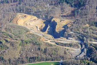Quarry Keltern of Natursteinwerke im Nordschwarzwald GmbH & Co.KG in the district Dietlingen in Keltern in the state Baden-Wuerttemberg, Germany