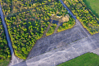 Parking position at the former military airfield Grostenquin in Grostenquin in the state Moselle, France