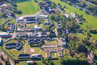 Psychiatric clinic Chs De Sarreguemines with Chapelle neo-gotique du CHS in the district Blauberg in Saargemünd in the state Moselle, France