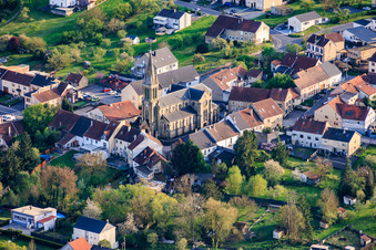Saint-Denis Church in Farschviller in the state Moselle, France