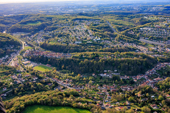 From the southeast in Hombourg-Haut in the state Moselle, France
