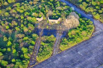 Parking position at the former military airfield Grostenquin in Grostenquin in the state Moselle, France