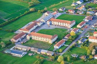 Rue des Roses in Leyweiler in the state Moselle, France