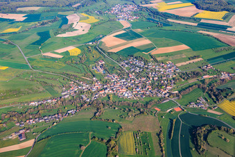From the southeast in the district Altheim in Blieskastel in the state Saarland, Germany