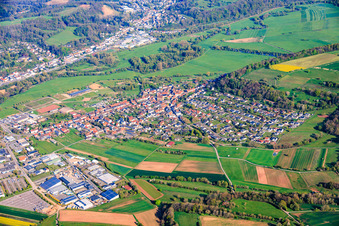 From the southeast in the district Webenheim in Blieskastel in the state Saarland, Germany